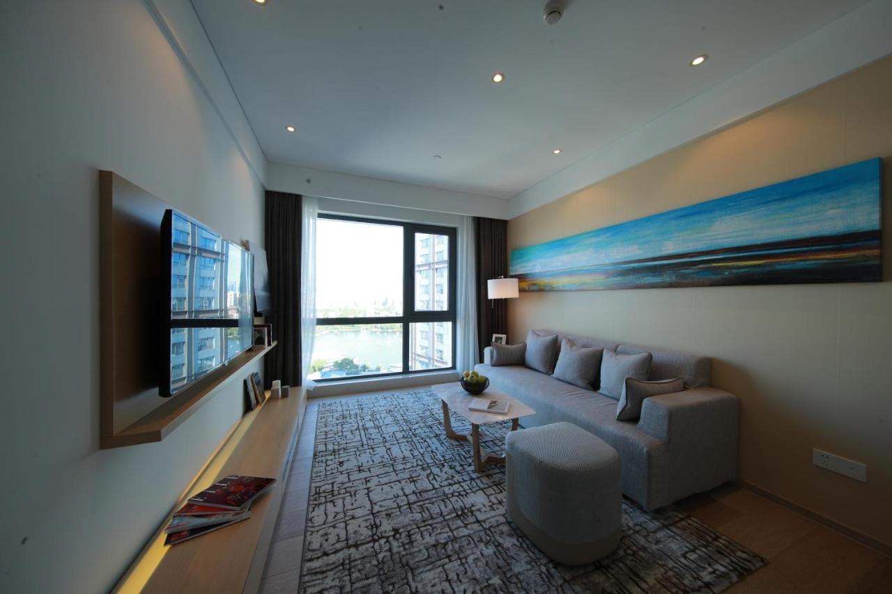 Sincere Residence Changfeng - Changfeng Ecological Business District - Near Exit 3 Of Changfeng Park Station On Subway Line 15 Shanghai Exterior photo